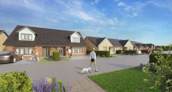 LLL Sandcastles in Scarborough CGI streetscene