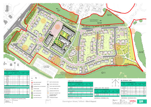 Donnington Wood Way Plan A Layout