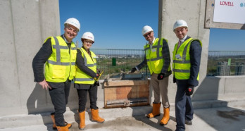 thamesmead topping out ceremony image