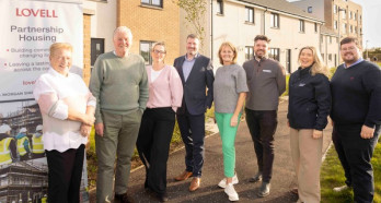 Queensferry community and Lovell on Scottish Housing Day