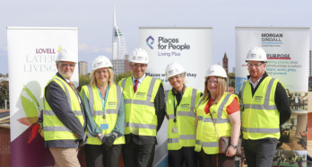 LLL Topping out at Spinnaker View in Gosport