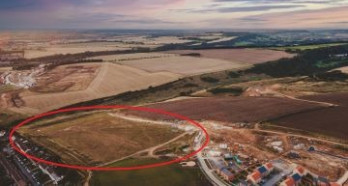 Aerial View of Middle Deepdale site, Sandcastles
