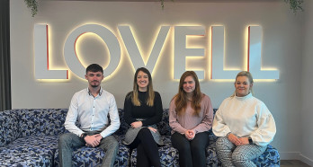 L to R Connor Douglass Catherine Lucas Anna Taylor and Erollynn Cummings