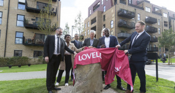 Trinity Walk completion plinth