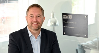 Steve Coleby with Investors in People plaque
