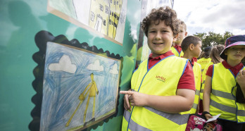 Chartist Garden Village - Art competition with Pontllanfraith primary schools B