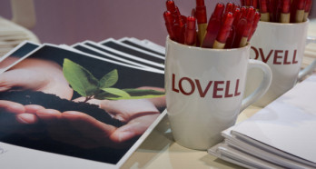 Sustainability report Lovell mug and Pens for web