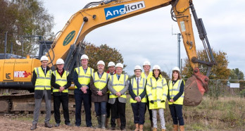 photo of ground breaking phase 1 east wood