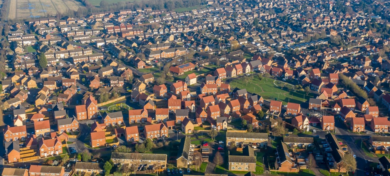 Kings Lynn finished aerial image