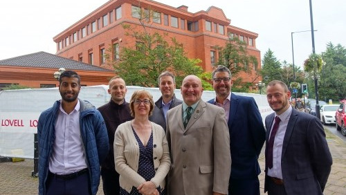 council house regeneration begins 1
