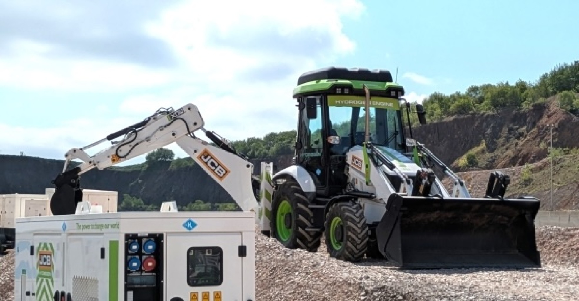 JCB explore the future of hydrogen technology in construction