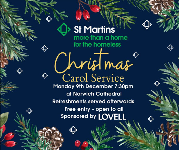 Lovell sponsors carol service to support charity helping the homeless