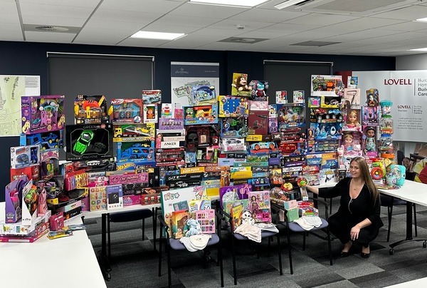 Lovell delivers holiday joy with 245 gifts donated through Mission Christmas campaign