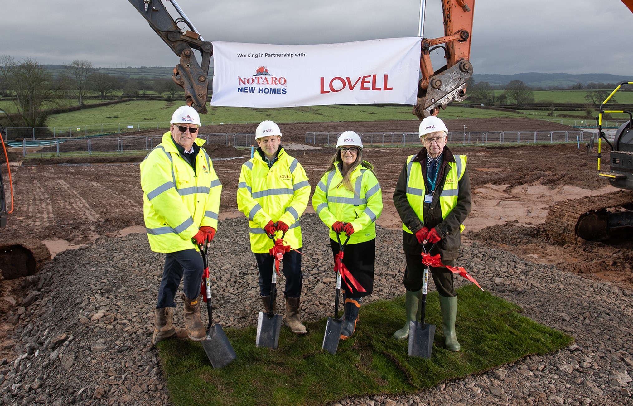 Work commences on new 105-home development in Bridgwater
