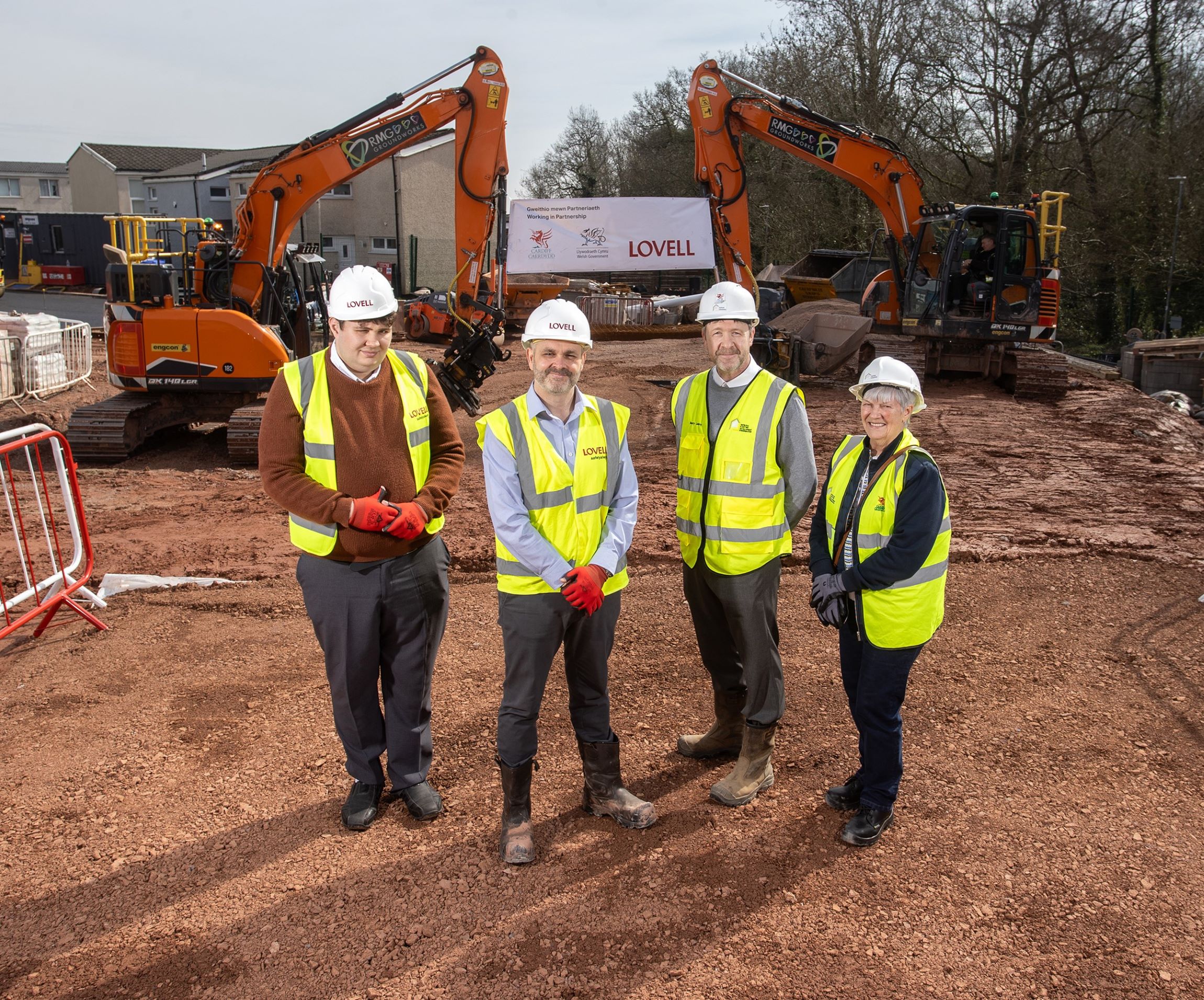 Lovell and Cardiff Council break ground on first development under major housing partnership  